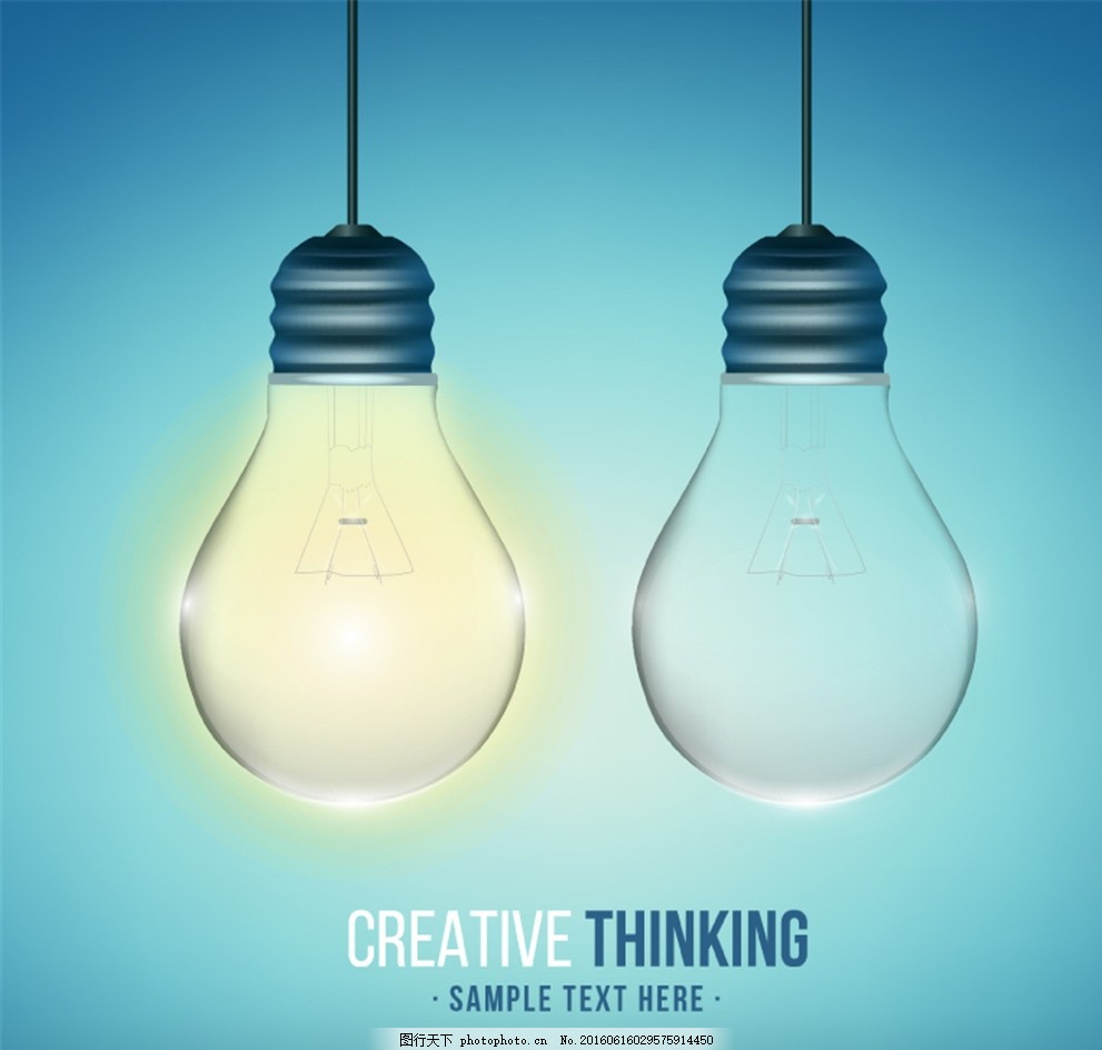 点亮创意 创新思维灯泡设计矢量素材的多样应用